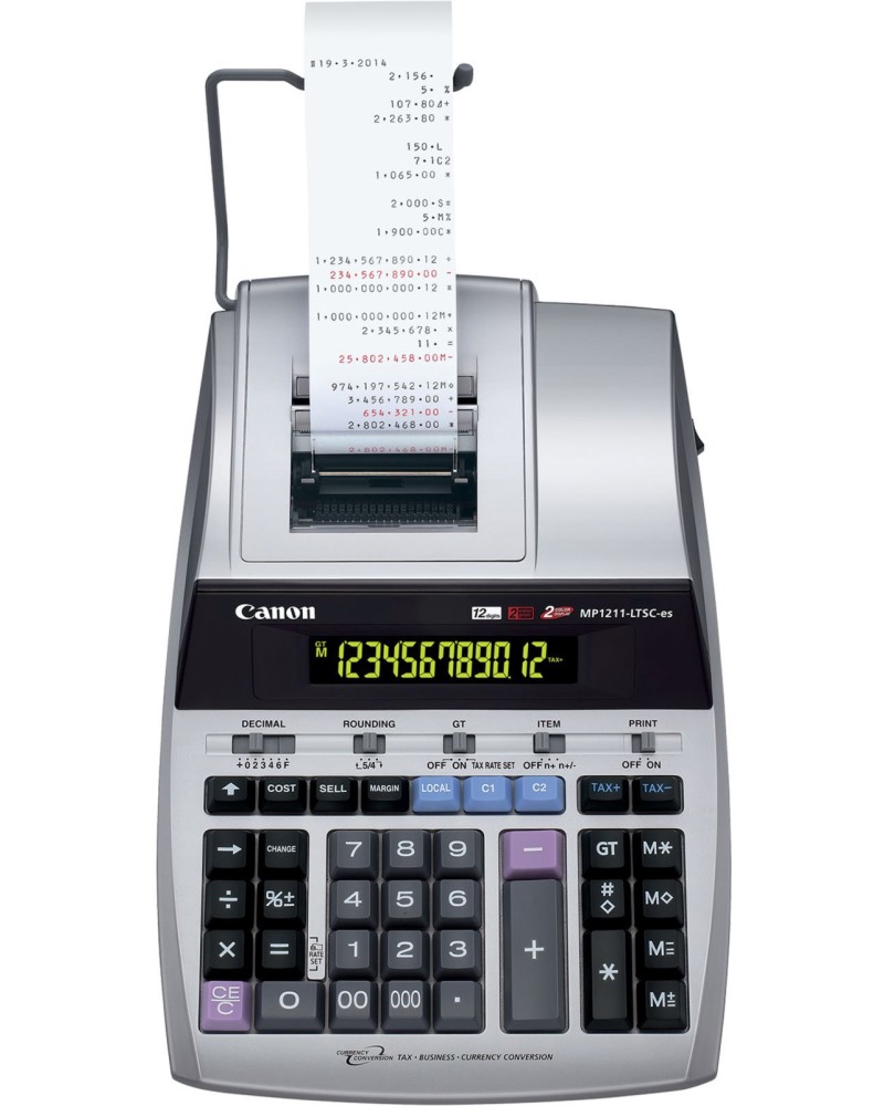 Печатащ калкулатор Canon MP1211 Печатащ калкулатор Canon MP1211 - С лента -