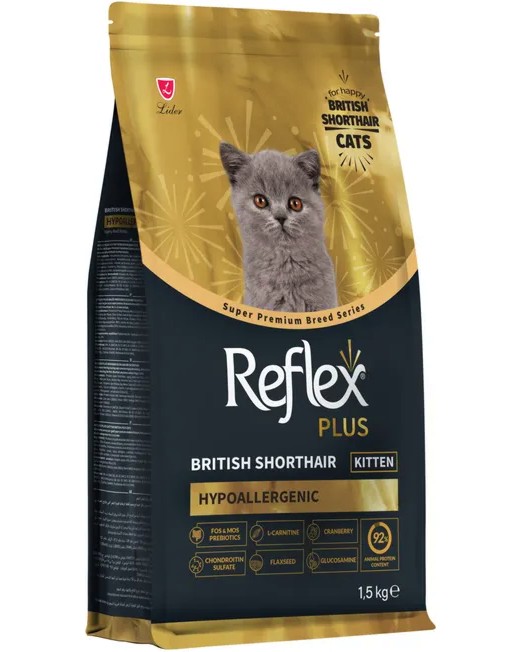        Reflex Plus British Shorthair Kitten - 1.5 kg,  2  12  - 