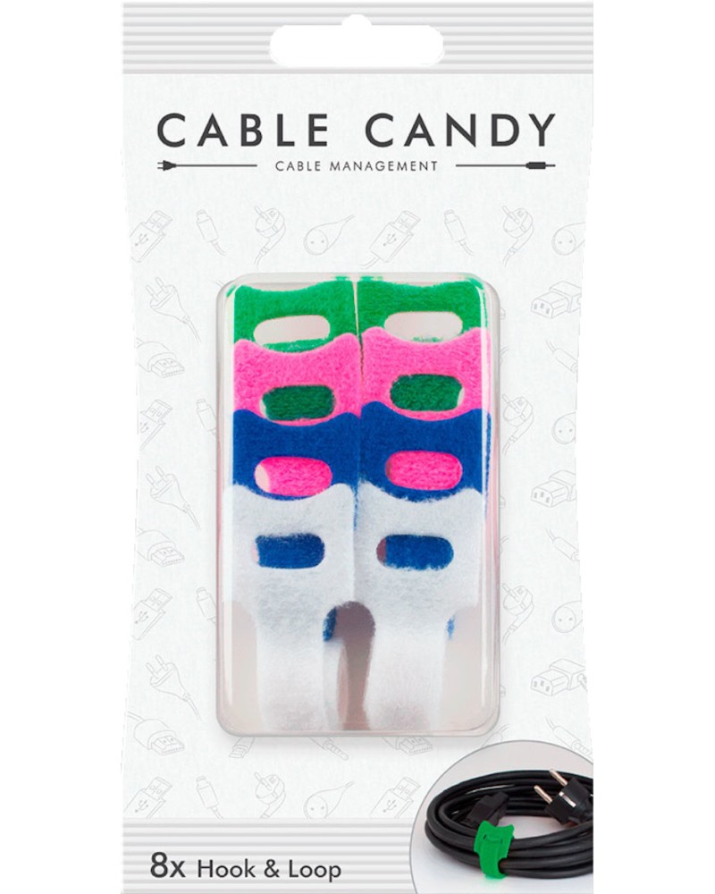 ������ �� ������ Cable Candy Hook and Loop - 8 ���� - 