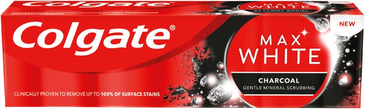 Colgate Max White Charcoal Toothpaste -        -   