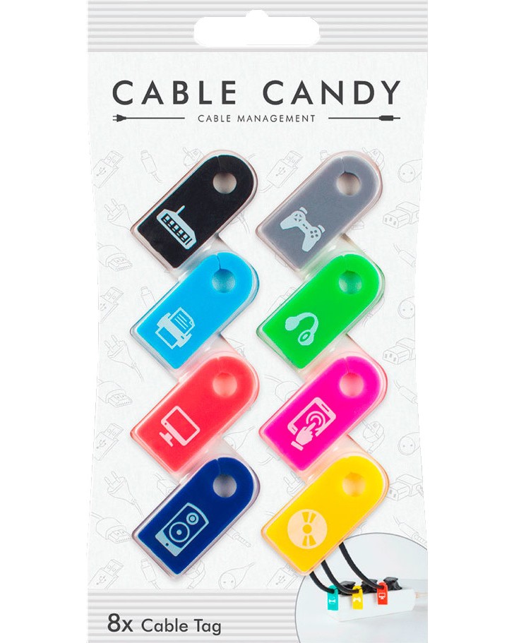 ������� �� ���������� �� ������ Cable Candy Tags - 8 ���� - 