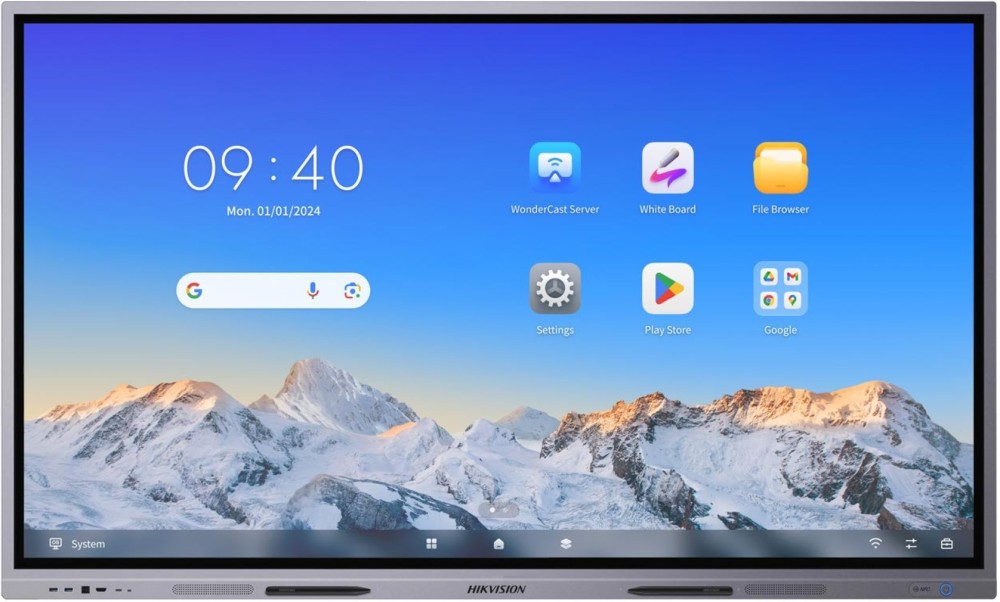 ������������ ������� 86" Hikvision DS-D5C86RB/A - 196 / 115.8 / 8.2 cm, 8 GB RAM, 128 GB, Android 13 - 