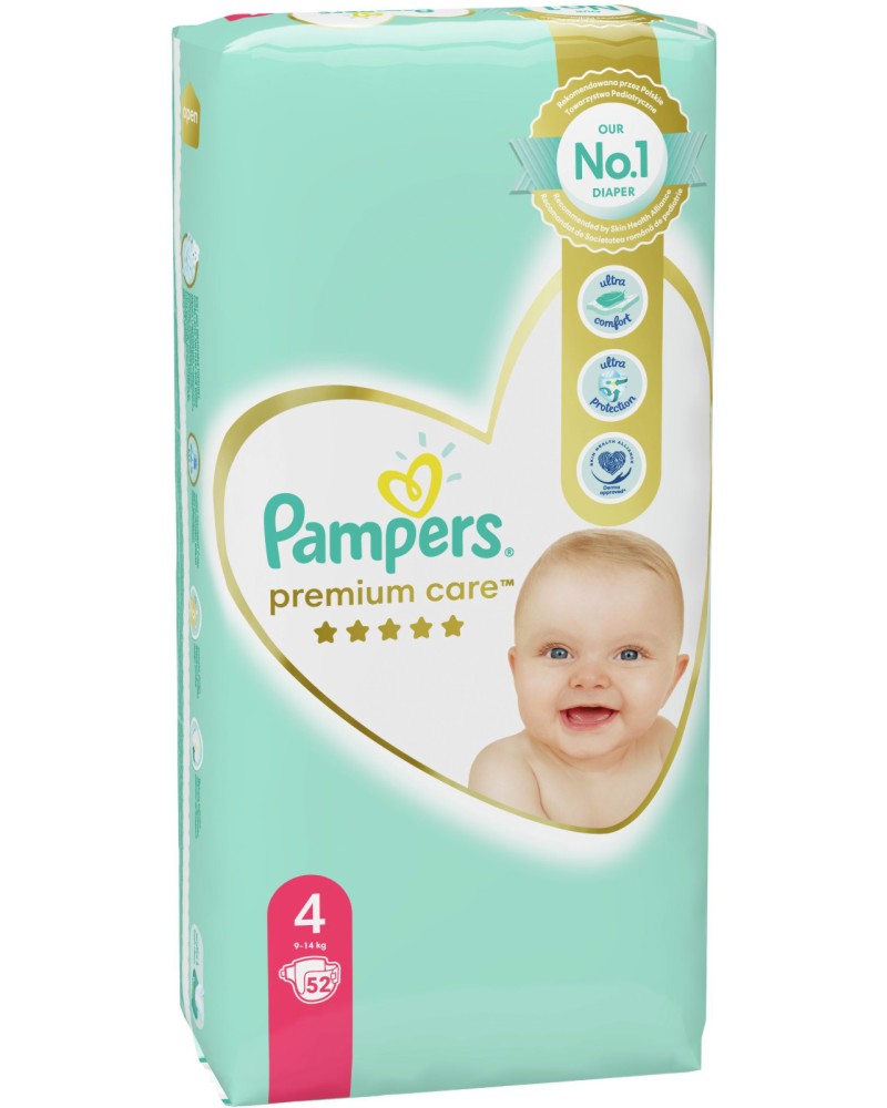  Pampers Premium Care 4 - 18÷168 ,   9-14 kg - 