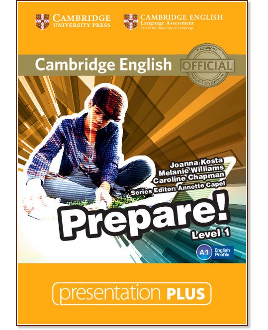 Prepare! -  1 (A1): Presentation Plus - DVD-ROM        : First Edition - Joanna Kosta, Melanie Wiliams, Caroline Champman, Annette Capel - 
