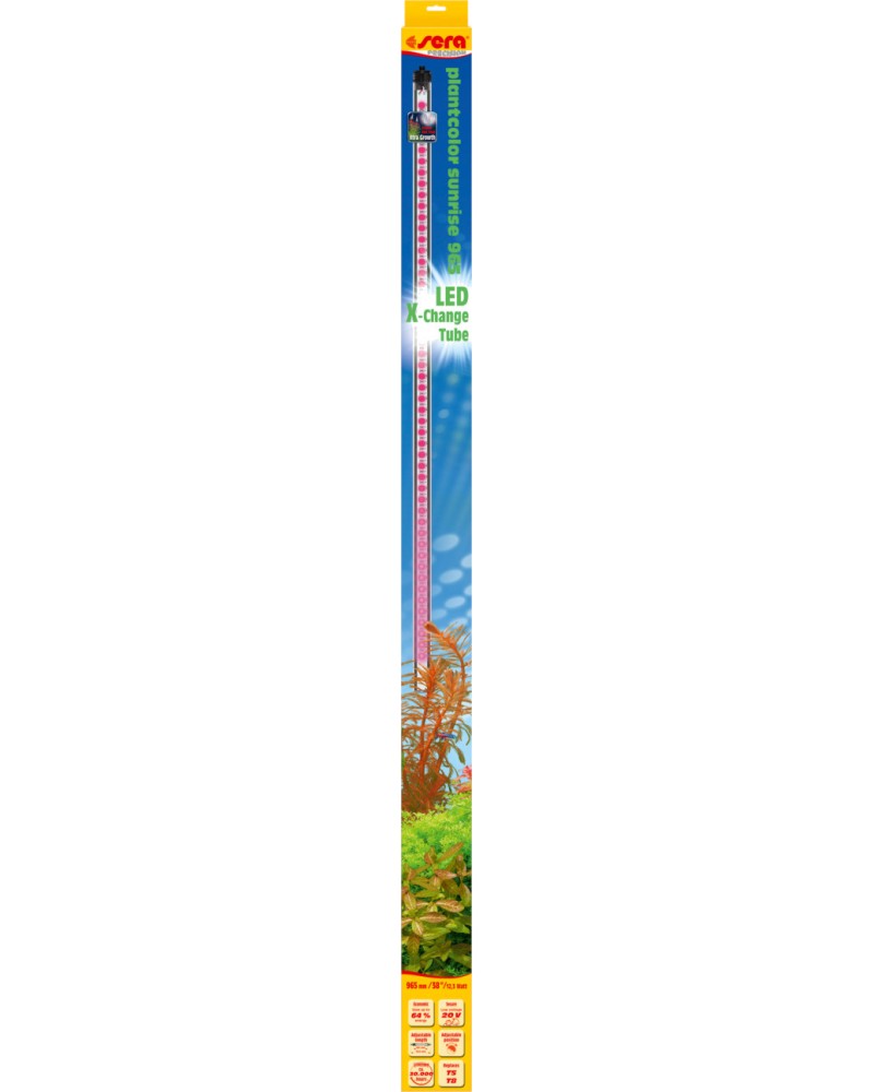     sera LED X-Change Tube Plantcolor Sunrise - 965 mm, 12.3 W, 402 lm,   - 