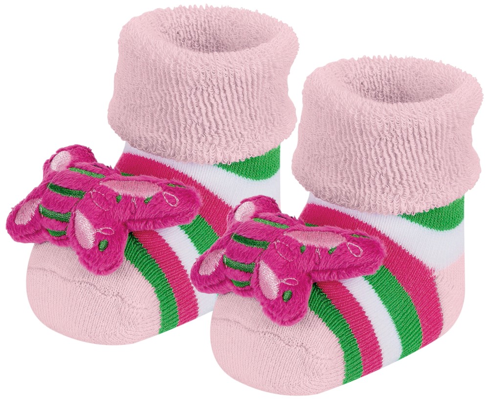 Бебешки чорапи с дрънкалка Sterntaler - За 4+ месеца - продукт