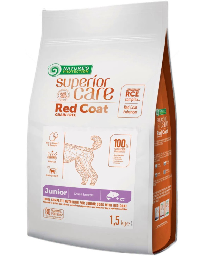        NATURE'S PROTECTION Superior Care Red Coat Junior Small Breeds - 1.5  10 kg,  ,   ,  2  12  - 