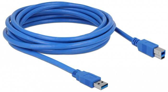 Кабел USB-A male към USB-B male DeLock Кабел USB-A male към USB-B male DeLock - 2 ÷ 5 m -