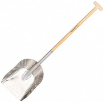 Крива лопата Fiskars Classic Pro - С дървена дръжка - 