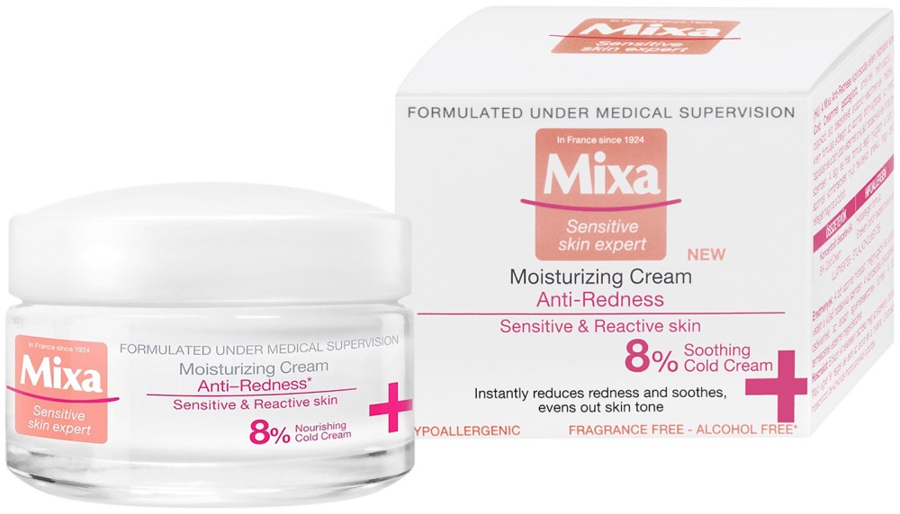 Mixa Anti-Redness Moisturizing Cream -         - 