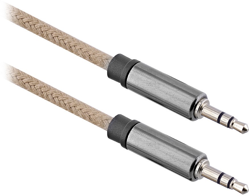 Аудио кабел 3.5 mm жак male към 3.5 mm жак male T'nB Rope Аудио кабел 3.5 mm жак male към 3.5 mm жак male T'nB Rope - 2 m -