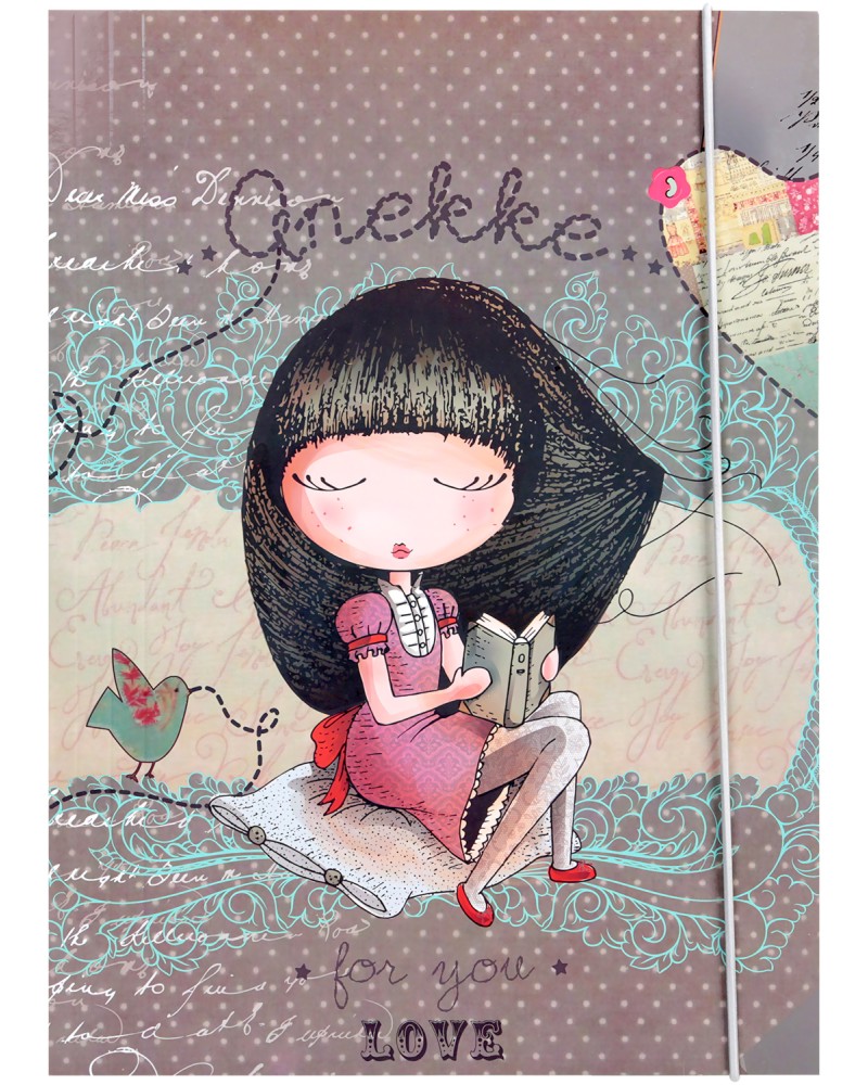 Папка с ластик Anekke Папка с ластик Anekke - 23.5 / 31.8 / 0.3 cm от серията Sweet -
