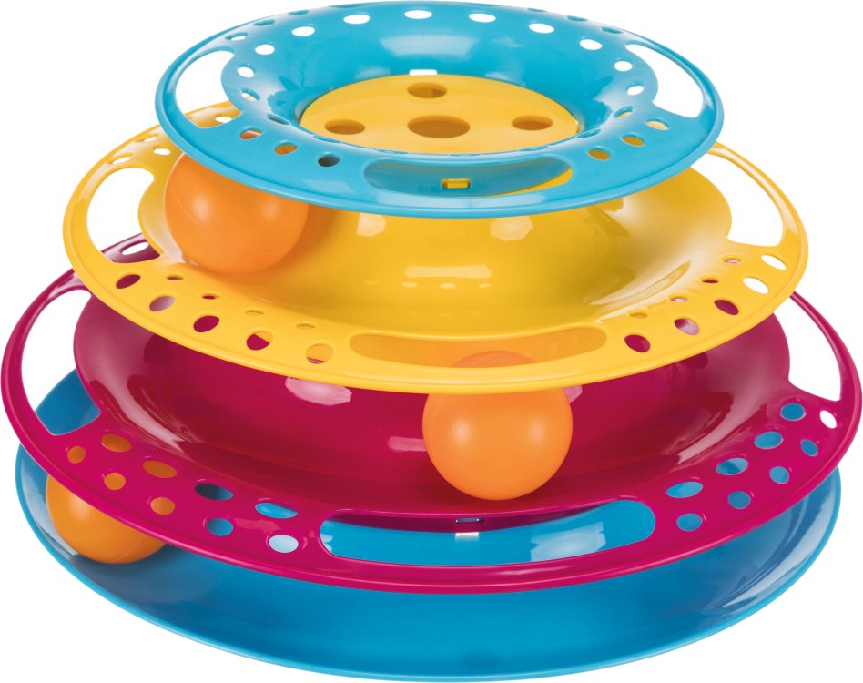 Кула с топки на 3 нива Кула с топки на 3 нива - Играчка за котки - продукт