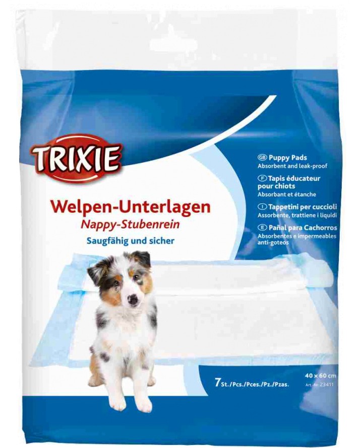 Хигиенни постелки за кучета Trixie Хигиенни постелки за кучета Trixie - 7 броя с размери 40 x 60 cm - продукт