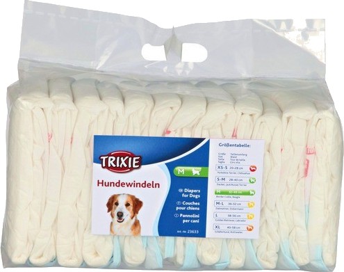 Еднократни пелени за женски кучета - Trixie - 12 броя - продукт