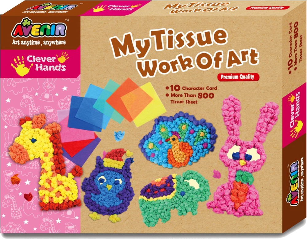 Направи си сам - Модели от креп хартия Направи си сам - Модели от креп хартия - играчка