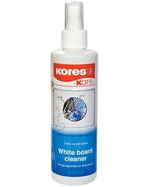 Спрей за почистване на бели дъски Kores - 250 ml - 