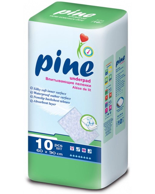 Подложки за повиване за еднократна употреба Pine - 60 x 90 cm - продукт