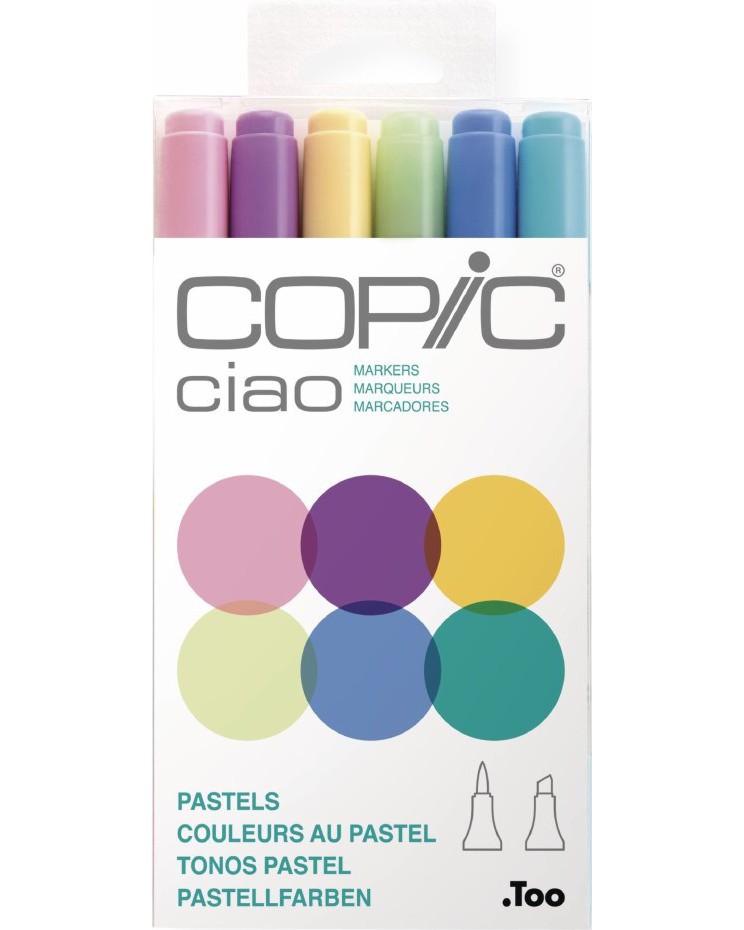   Copic Pastels - 6    Ciao - 