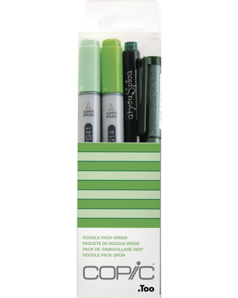   Copic Doodle Pack Green - 2   2  - 