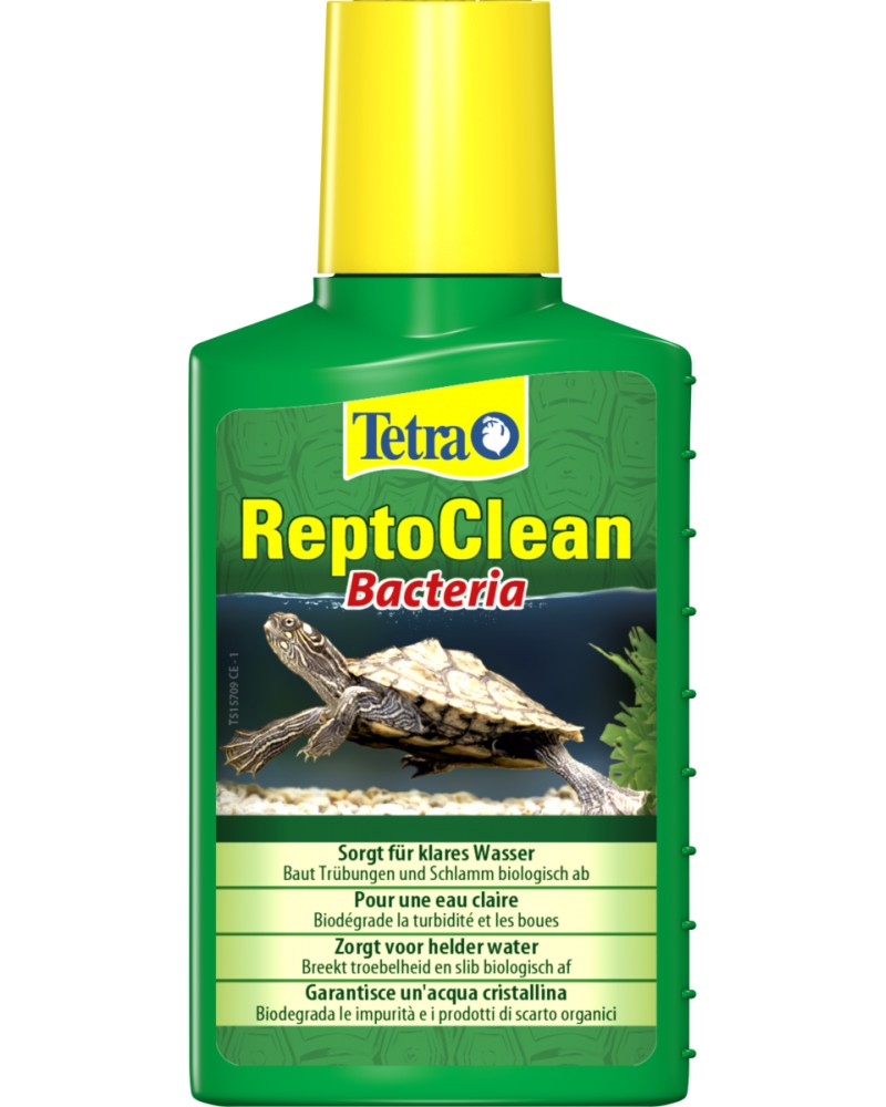 �������� � �������� �� ����������� �� ���� �� ������������� Tetra ReptoClean Bacteria - 100 ml - �������