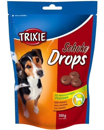 Шоколадов дропс за кучета Trixie Chocolate Drops Шоколадов дропс за кучета Trixie Chocolate Drops - 75 ÷ 350 g - храна