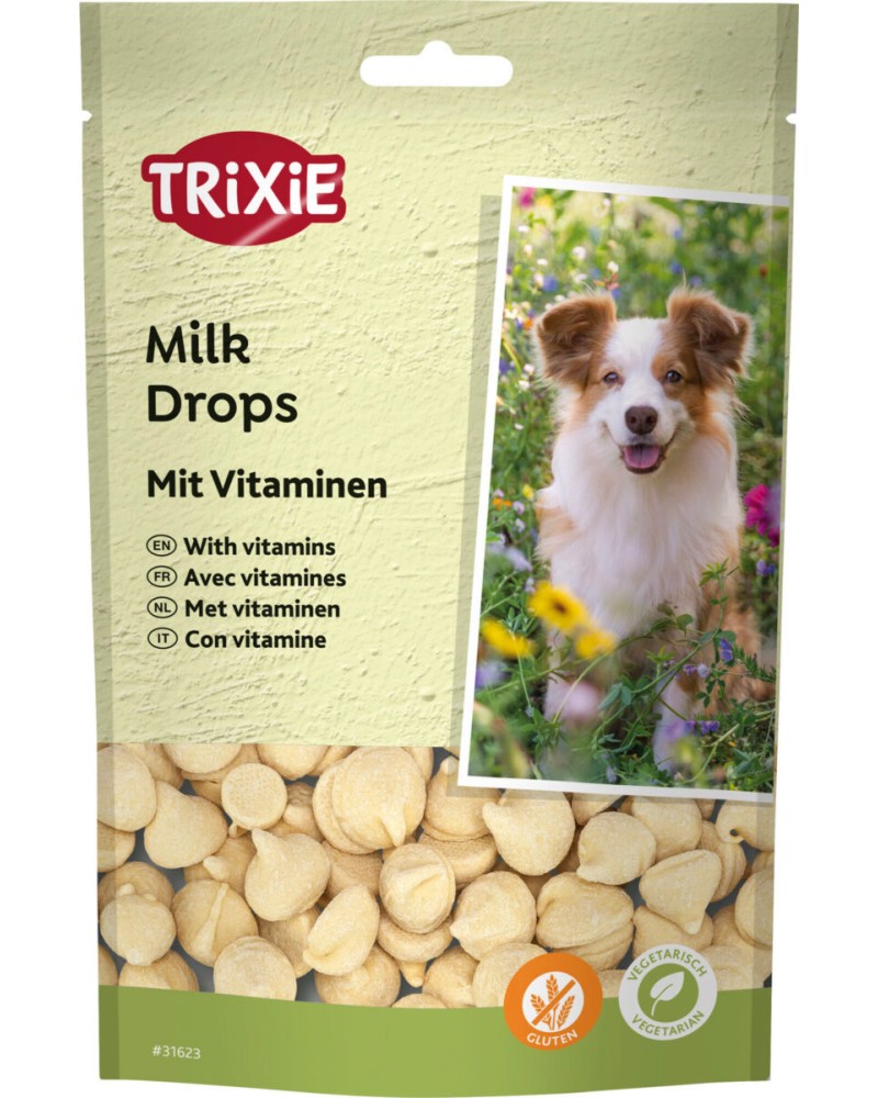 Млечен дропс за кучета Trixie Milk Drops Млечен дропс за кучета Trixie Milk Drops - 75 и 200 g - храна