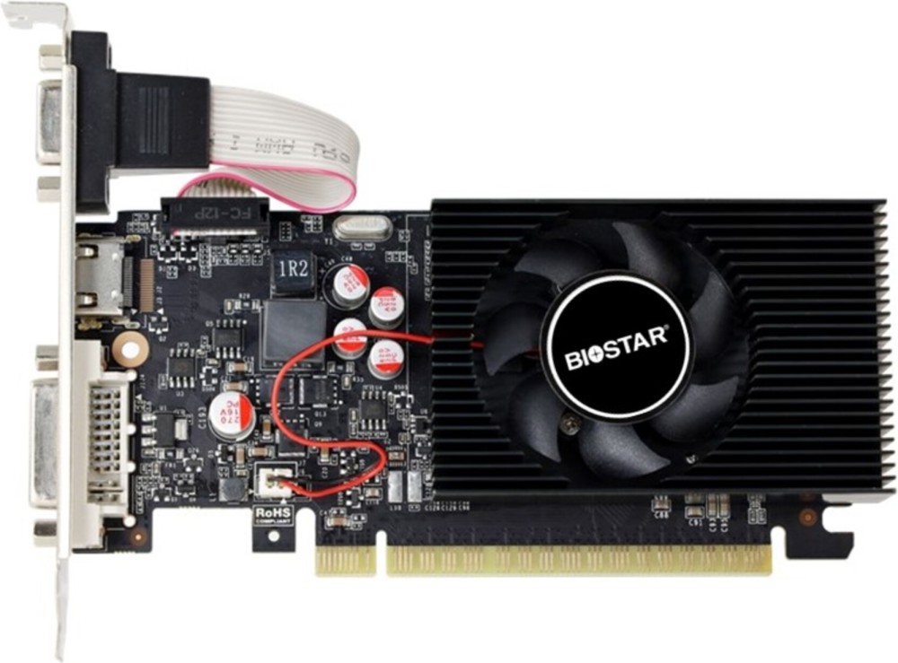 Видео карта BIOSTAR GeForce GT610 Видео карта BIOSTAR GeForce GT610 - 2 GB, SDDR3, 64 bit, Single Fan -