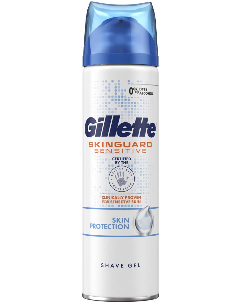 Gillette SkinGuard Sensitive Shave Gel - ��� �� �������� �� ������������ ���� - ���
