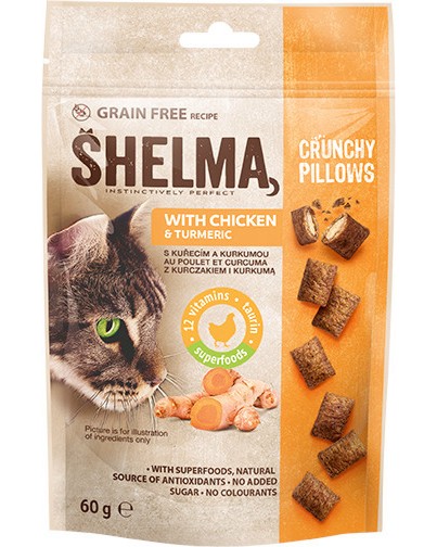    SHELMA Crunchy Pillows - 60 g,     - 