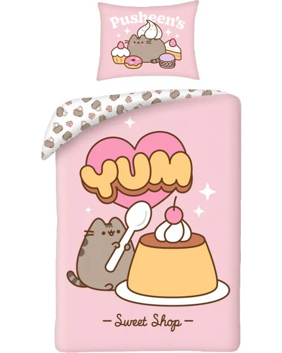     2  Sweet Shop - 140 x 200 cm,   Pusheen - 