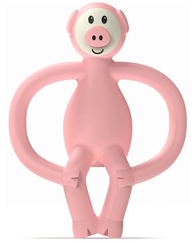 Силиконова гризалка Прасенце - Matchstick Monkey Силиконова гризалка Прасенце - Matchstick Monkey - За над 3 месеца - продукт