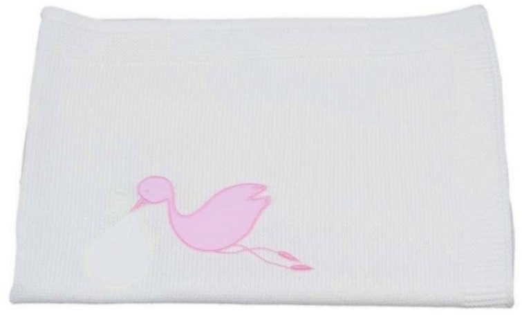 Бебешко одеяло Щъркелче - EKO Бебешко одеяло Щъркелче - EKO - 75 x 75 cm - продукт