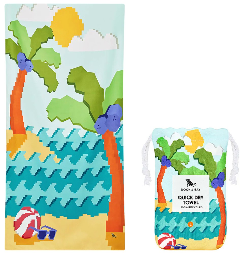   Dock & Bay Beach - 160 x 90 cm, , 100%   - 