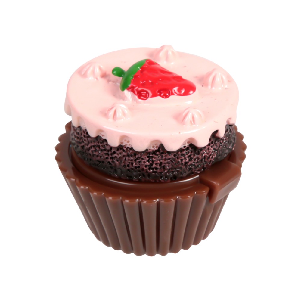 IDC Color Delicious Cupcakes Lip Balm IDC Color Delicious Cupcakes Lip Balm - Балсам за устни с аромат на ягоди - балсам