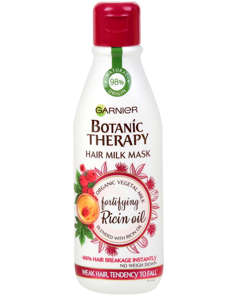 Garnier Botanic Therapy Fortifying Ricin Oil Hair Milk Mask -            - 