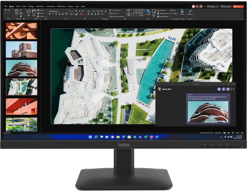 ������� Lenovo ThinkVision S27-4e - 27", IPS, 100 Hz, 1920 x 1080, 4 ms, HDMI, VGA - 