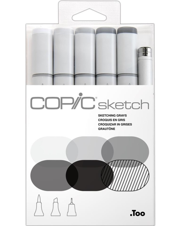   Copic Sketching Grays - 5      Sketch - 