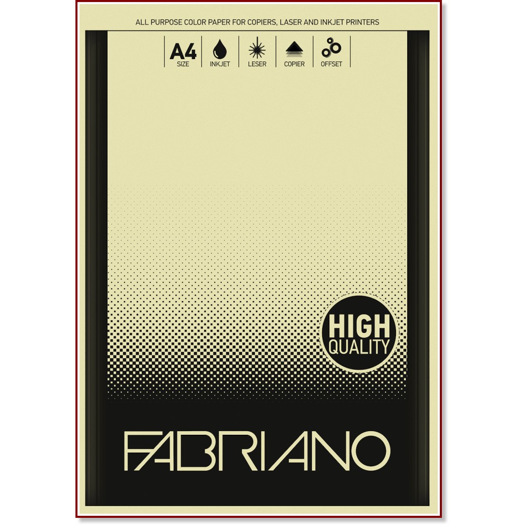 ������ ������� ������ A4 Fabriano Tinta - 80 g/m<sup>2</sup> - ������� ������