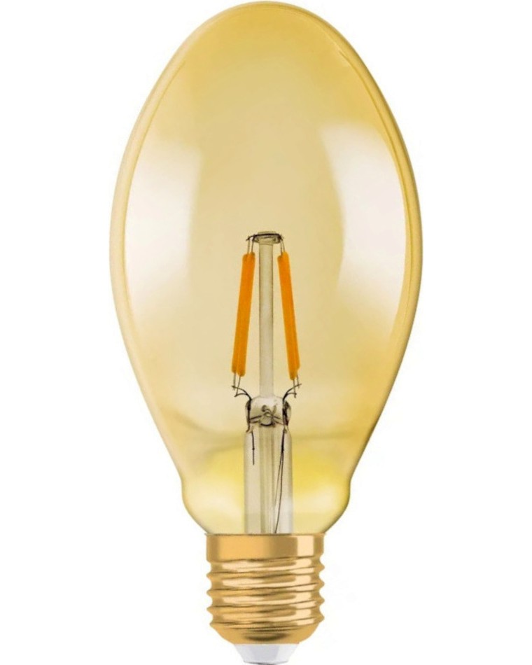 LED крушка Osram LED CL OVAL GOLD40 824 E27 4 W 2400K LED крушка Osram LED CL OVAL GOLD40 824 E27 4 W 2400K - 470 lm от серията Vintage 1906 -