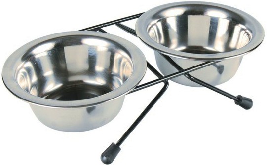 Метални купи за кучета и котки Trixie Метални купи за кучета и котки Trixie - 0.2 ÷ 2.8 l, с метална поставка - купичка