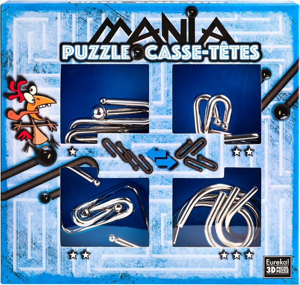 Puzzle Mania -  -  4  3D    "Casse-Tetes" - 