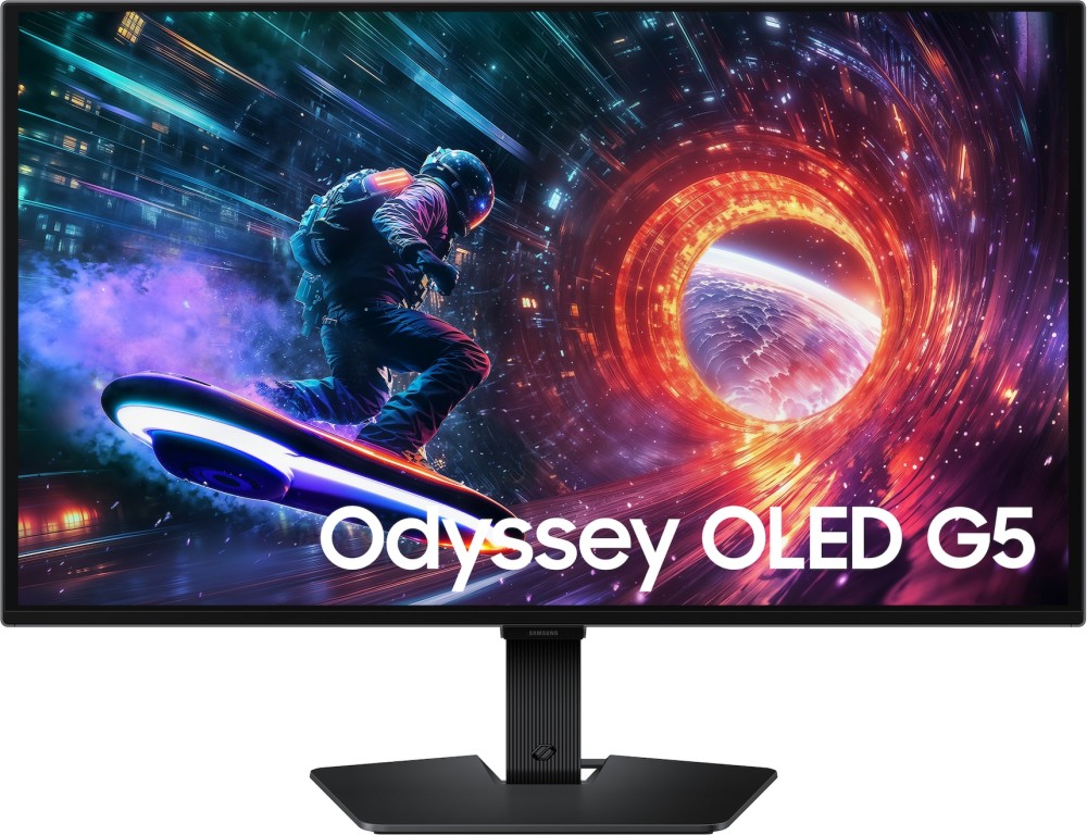 Монитор Samsung Odyssey G5 27FG502 Монитор Samsung Odyssey G5 27FG502 - 27", OLED, 144 Hz, 16:9, 2560 x 1440, 1 ms, HDMI, DisplayPort, AMD FreeSync -