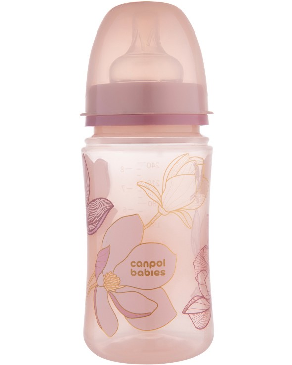   Canpol babies Gold - 240 ml,   Easy Start, 3+  - 