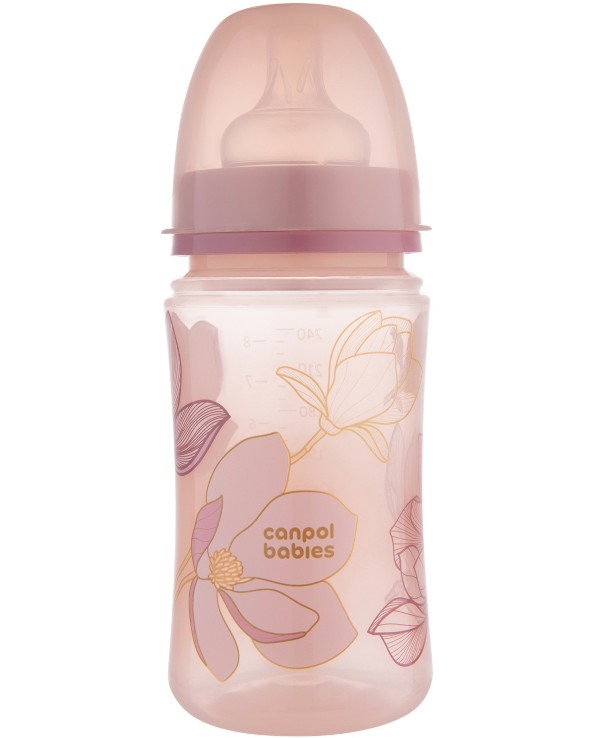   Canpol babies Easy Start - 240 ml,   Gold, 3+  - 
