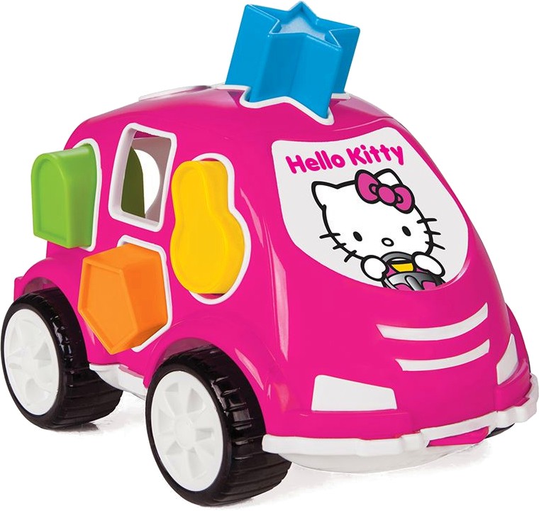 Сортер - Hello Kitty Сортер - Hello Kitty - Образователна играчка с 10 фигурки за сортиране - играчка