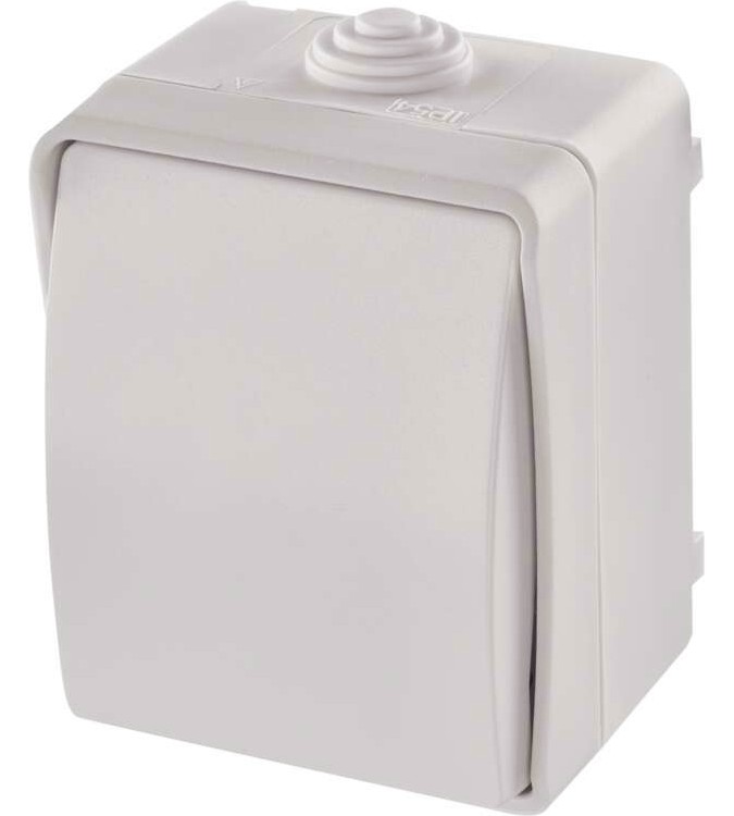 Влагозащитен девиаторен ключ Emos A1398.3 Влагозащитен девиаторен ключ Emos A1398.3 - За открит монтаж -