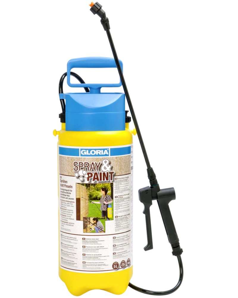 ����� ��������� �� ���������� Gloria Spray and Paint 5 l - 