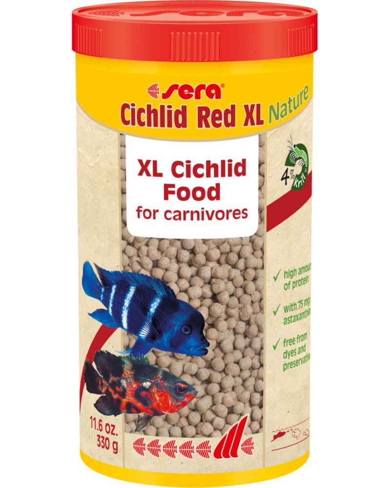        sera Cichlid Red XL Nature - 330 g - 