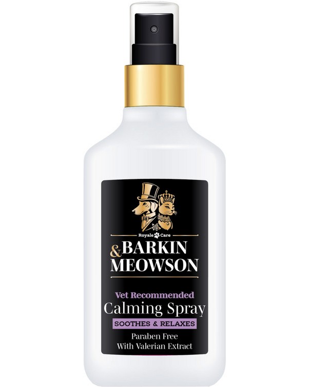 Успокояващ спрей за кучета и котки Barkin & Meowson Calming Spray Успокояващ спрей за кучета и котки Barkin & Meowson Calming Spray - 150 ml, с екстракт от валериан - продукт